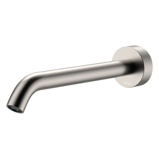 KAYA Wall Basin/Bath 220mm Outlet Brushed Nickel with Brushed Nickel Plate
