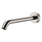 KAYA Wall Basin/Bath 220mm Outlet Brushed Nickel with Brushed Nickel Plate