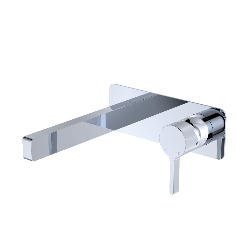 Sansa Wall Bath Mixer Set, Chrome