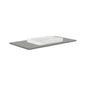 SARAH Semi Inset DOVE GREY 900mm Basin Top Only 1TH