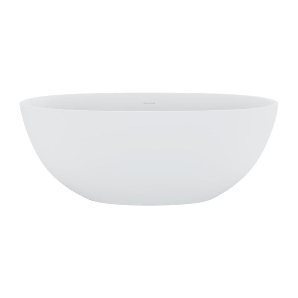 Sasso Cast Stone Solid Surface Bath, 1550mm