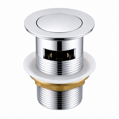 Brass Pop Up Waste with Overflow