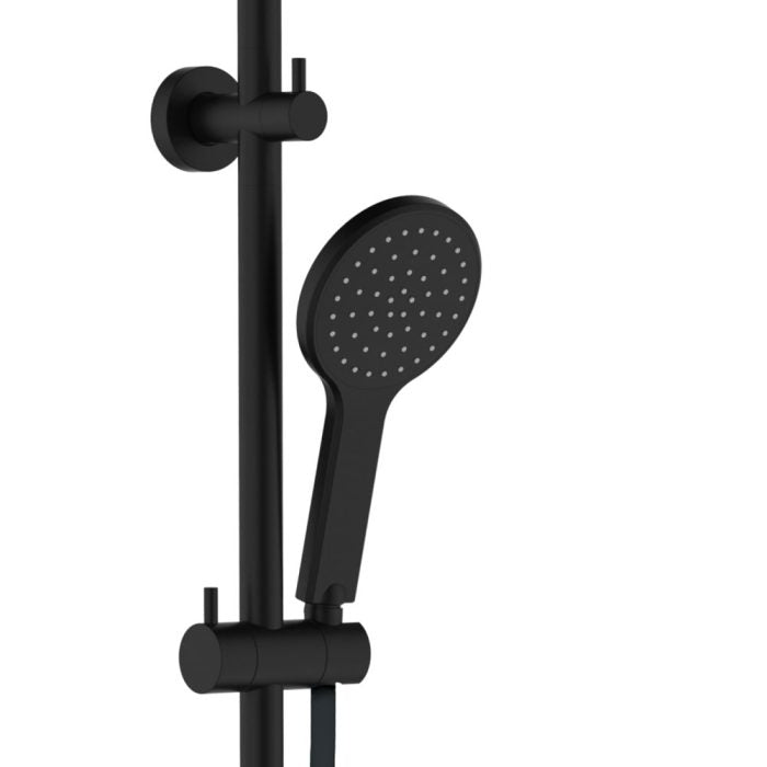 KAYA Twin Rail Shower Matte Black