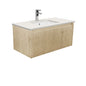 Sarah Roman Sand Undermount 900 Alina Scandi Oak Wall-Hung Vanity