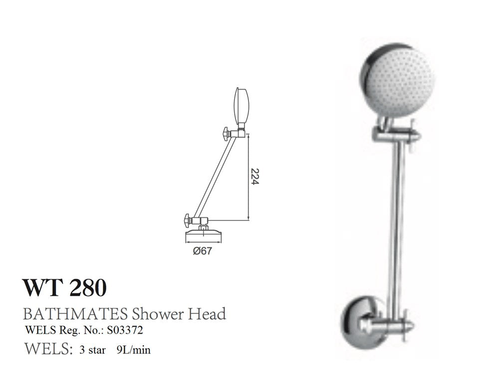 BATHMATES Shower Head