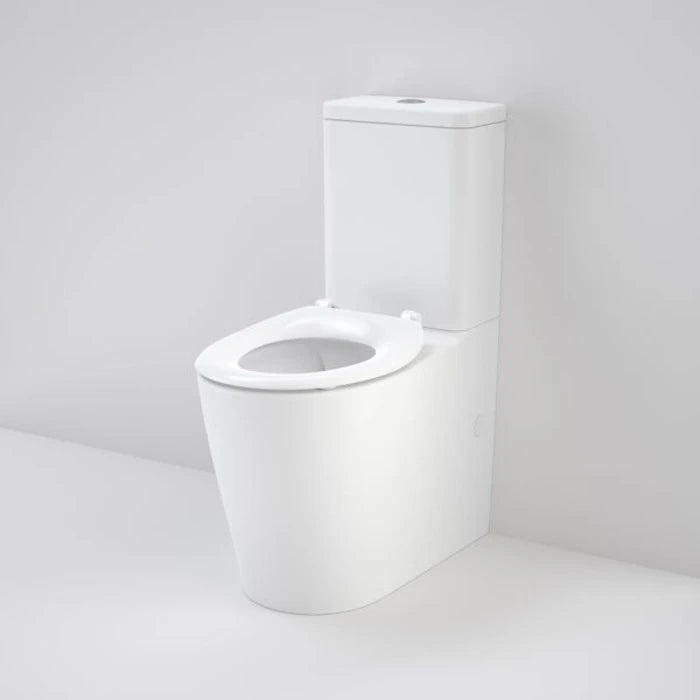 Caroma Care 660 Ambulant Cleanflush Easy Height BI Suite with Single Flap Seat - with GermGard - White