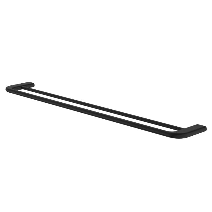 Caroma Contura II 820mm Double Towel Rail Matte Black
