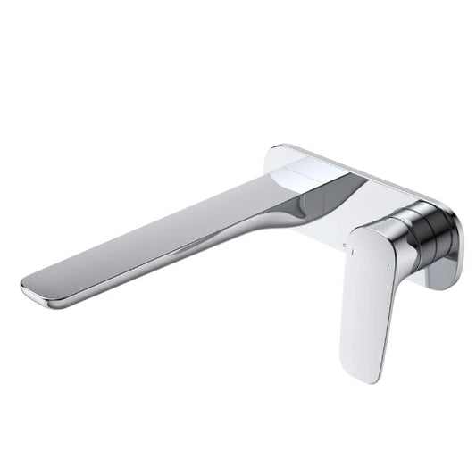 Caroma Contura II Wall Basin/Bath Mixer 220mm Lead Free Chrome