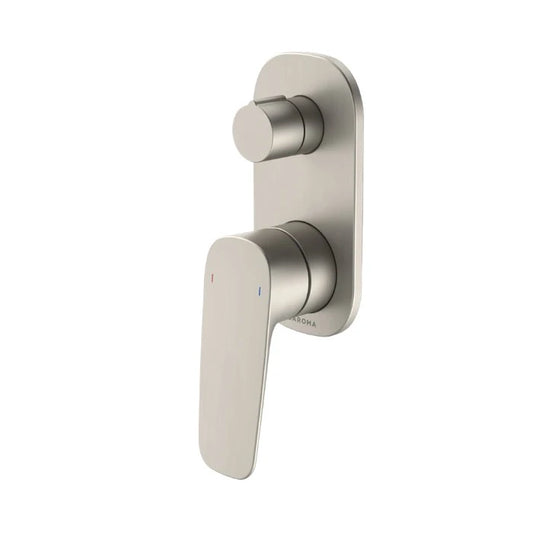Caroma Contura II Bath/Shower Mixer with Diverter Brushed Nickel