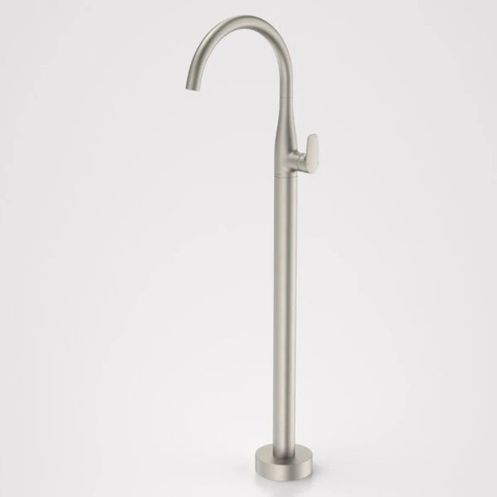 Caroma Contura II Freestanding Bath Filler - Trim Kit - Brushed Nickel