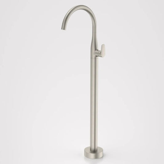Caroma Contura II Freestanding Bath Filler - Trim Kit - Brushed Nickel