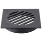 BL308 Black Square Floor Grate 100mm