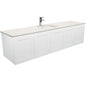 Sarah Roman Sand Undermount Single Bowl 1800 Mila Wall-Hung Vanity