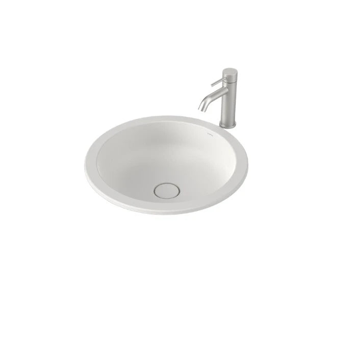 Caroma Liano II 440mm Round Under/Over Counter Basin Matte White