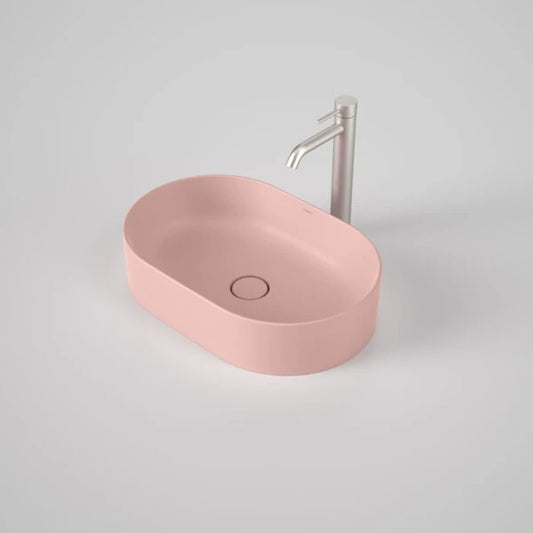 Caroma Liano II 530mm Pill Above Counter Basin - Matte Pink