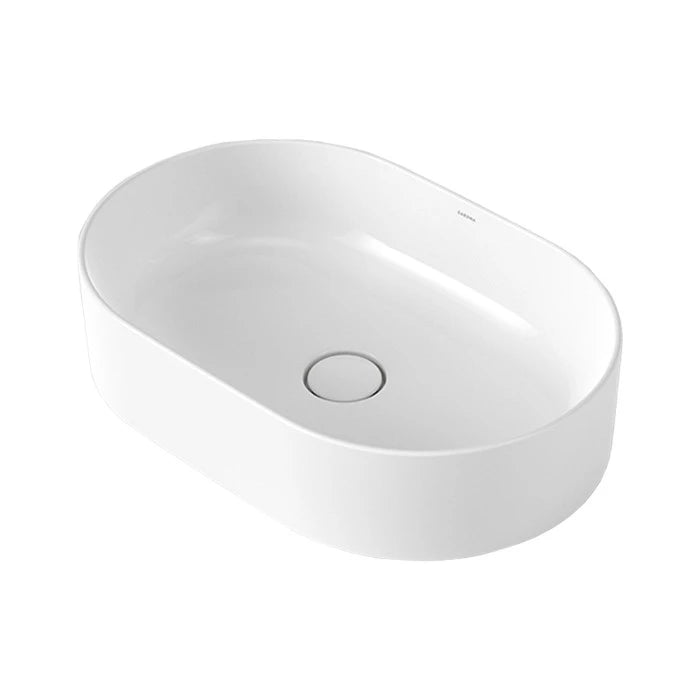 Caroma Liano II 530mm Pill Above Counter Basin Gloss White