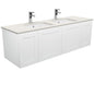 Sarah Roman Sand Undermount Double Bowl 1500 Mila Wall-Hung Vanity