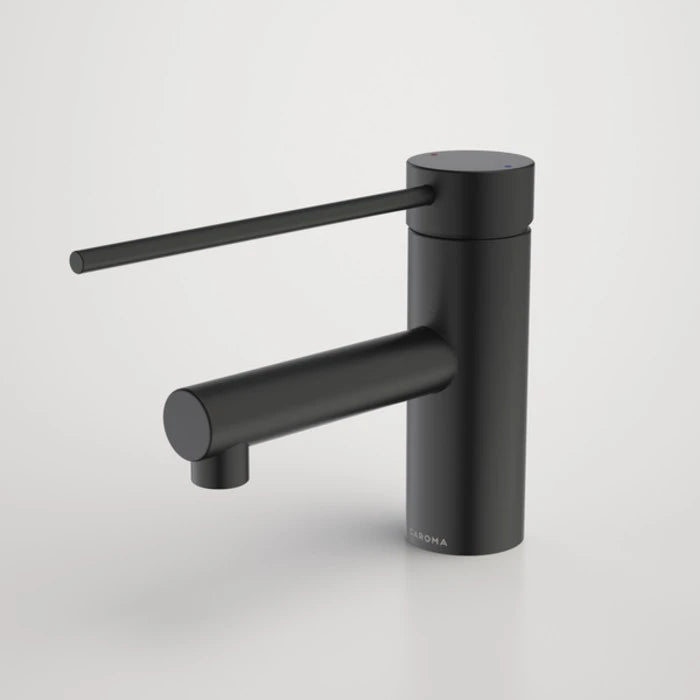 Caroma Pin Lever Care Basin Mixer - Lead Free - Black
