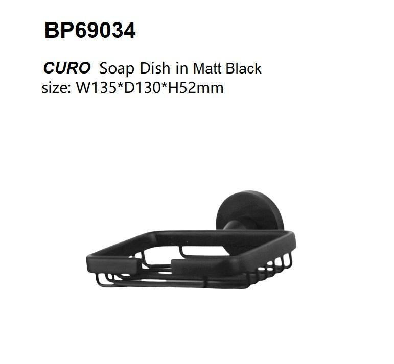 JESS Soap Dish in Matte Black