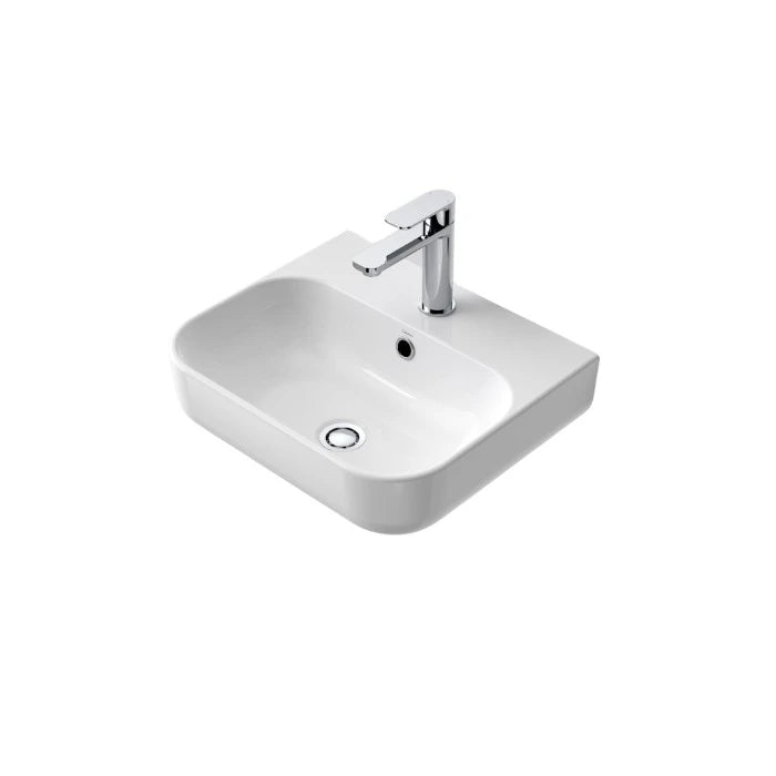 Caroma Luna Wall Basin with 1 Tap Hole