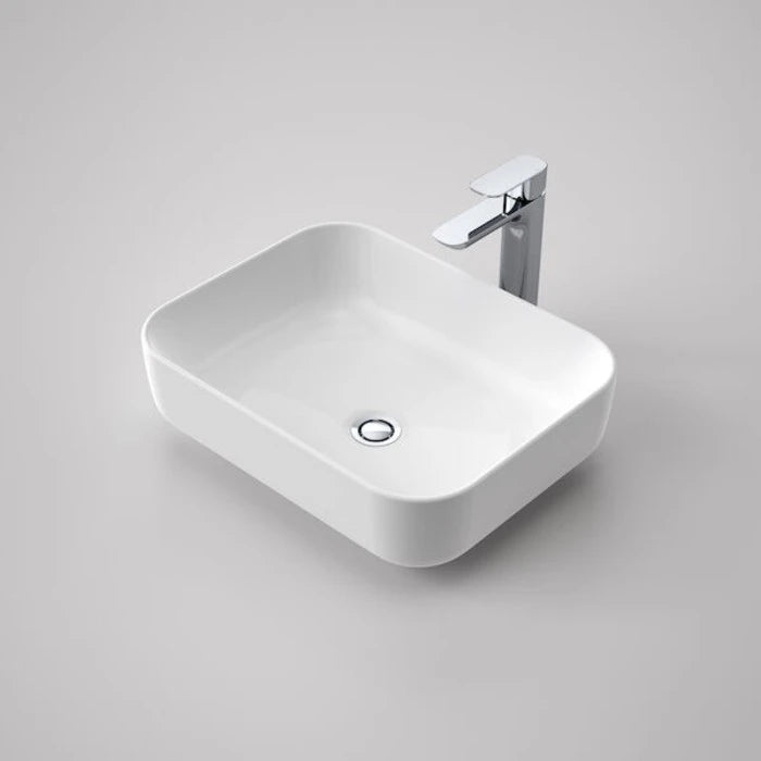Caroma Tribute Above Counter Basin - Rectangle 490mm - White