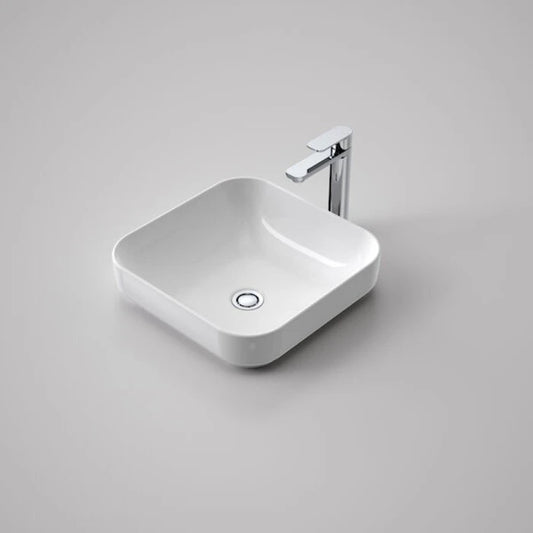 Caroma Tribute Square 400 Inset Basin NTH NOF - White