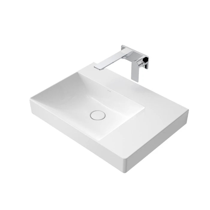 Caroma Urbane II Right Hand Shelf Wall Basin Tap No Tap Hole