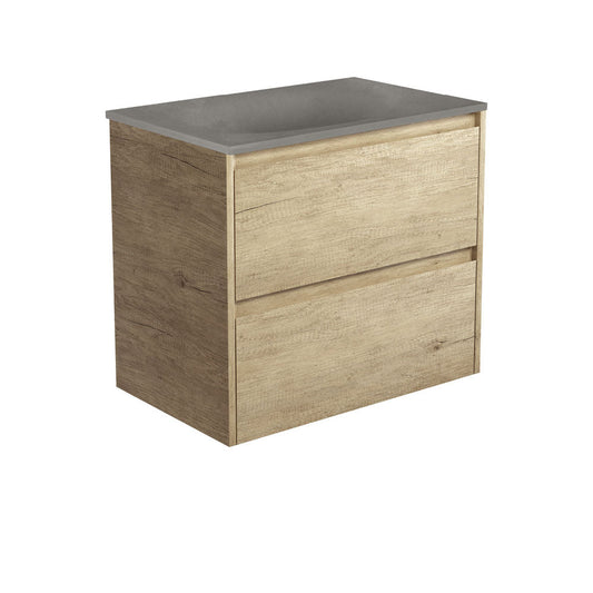 SATORI AMATO 750 SCANDI OAK Vanity Wall Hung