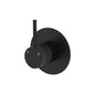 KAYA UP Wall Mixer Matte Black Large Round Plate