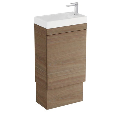 Riley Ensuite 450 Floor Standing Vanity, Denzel Basin-Top