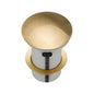 BASIN WASTE Dome Pop Up 32x70mm with Overflow Urban Brass