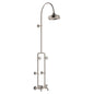 Lillian Exposed Rail Shower & Bath Set, Brushed Nickel