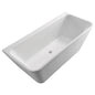 DELTA 1500 Back to Wall Bath 1500 x 750 x 600mm No Overflow