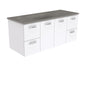 SATORI UNICAB 1200 Gloss White Vanity Wall Hung with Handles