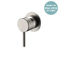 AXLE Wall Mixer Dress Kit Brushed Nickel Small Round Plate
