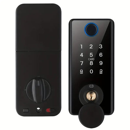 Smart Door Lock with Biometric and Keyless Entry Options
