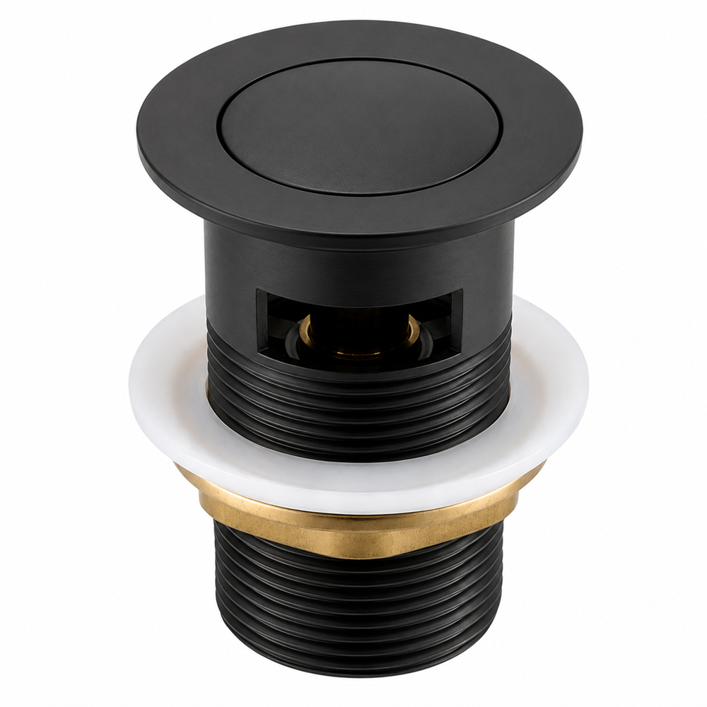Brass Pop Up Waste with Overflow