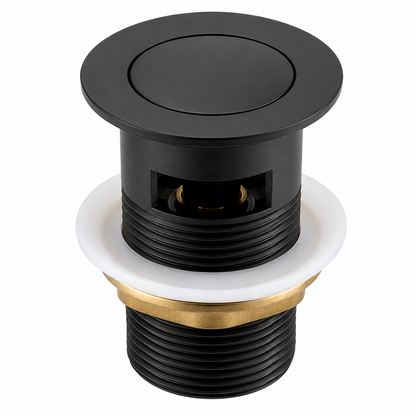 Brass Pop Up Waste with Overflow
