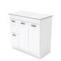 UNICAB 900mm on Kick Left Drawers Solid Doors