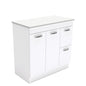 UNICAB 900mm on Kick Right Drawers Solid Doors