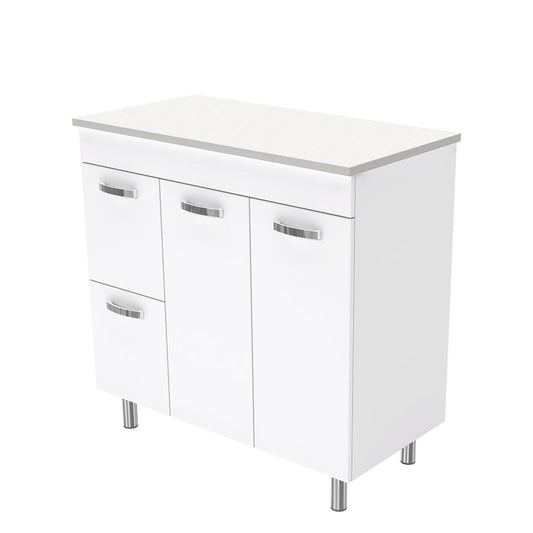 UNICAB 900mm on Legs Left Drawers Solid Doors