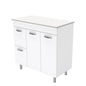 UNICAB 900mm on Legs Left Drawers Solid Doors