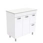 UNICAB 900mm on Legs Right Drawers Solid Doors
