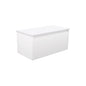 Alina Fluted Satin White 900 Wall-Hung Cabinet