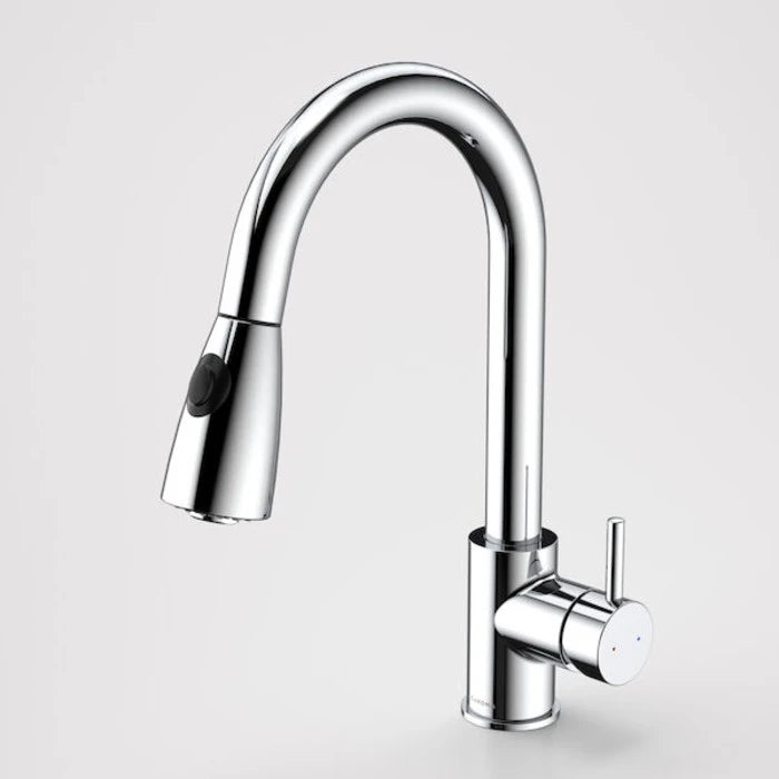 Caroma Husk Retractable Dual Spray Sink Mixer - Lead Free - Chrome