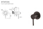 CURO ROUND WALL MIXER