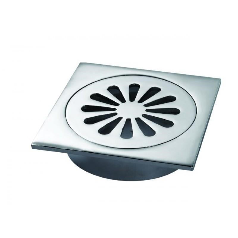 D306 Square Floor Grate 80mm