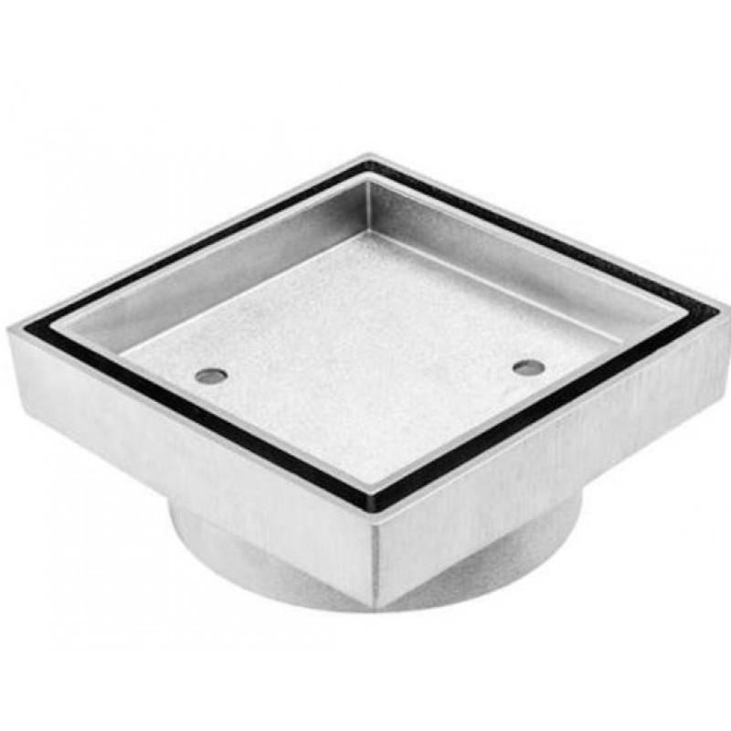 BL329 Black Tile Insert Floor Grate 80mm