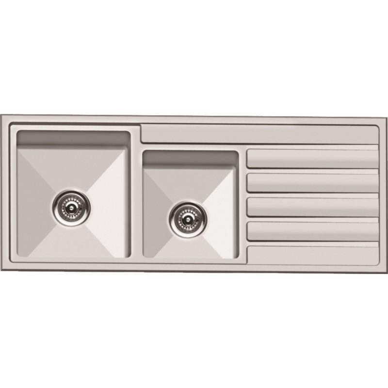 D33R Square Drop In Sink 1200*500*240mm