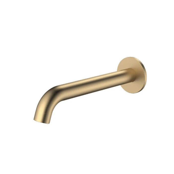Caroma Liano II 210mm Basin/Bath Outlet Round Lead Free Brushed Brass